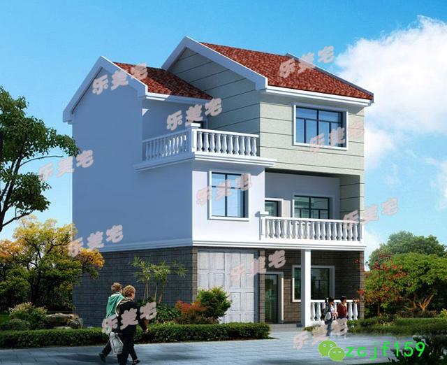 70到100平米農村三層小戶型別墅設計圖，空間雖小，五臟照樣俱全。