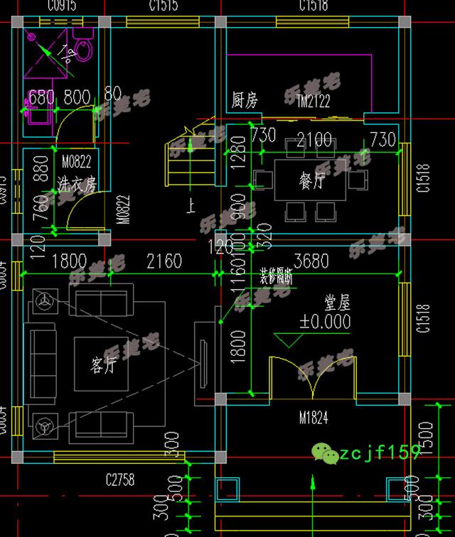 70到100平米農村三層小戶型別墅設計圖，空間雖小，五臟照樣俱全。