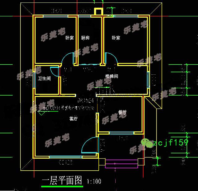 70到100平米農村三層小戶型別墅設計圖，空間雖小，五臟照樣俱全。