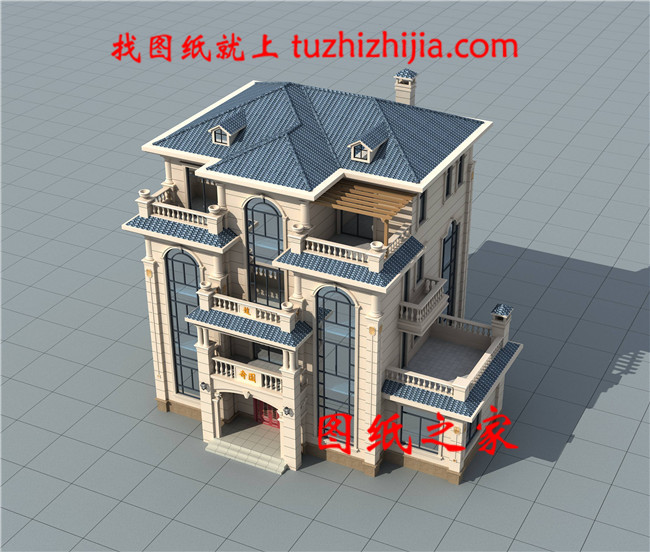 四層簡單新農村房屋設計圖紙