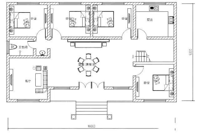 3款30萬以內農村一層房屋設計圖，你喜歡哪一款？