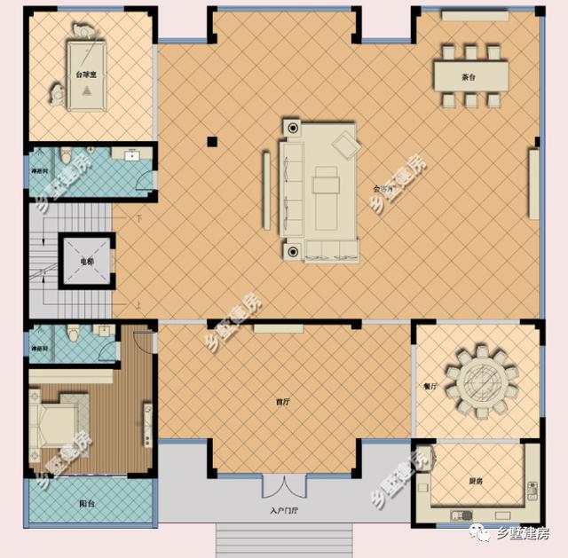 介紹一款非常豪華的農村自建別墅設計圖，領略下自建別墅的豪氣