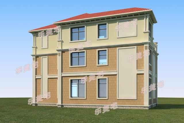 造價40萬左右帶躍層四層別墅設計圖，占地115平方米左右