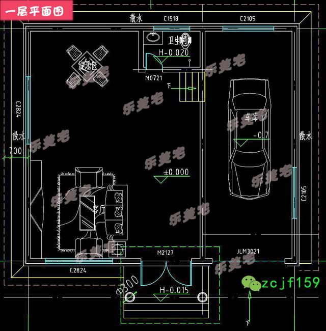 造價40萬左右帶躍層四層別墅設計圖，占地115平方米左右
