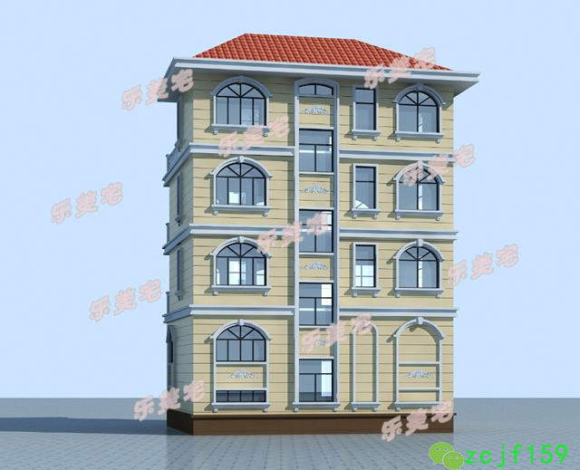 造價40萬左右帶躍層四層別墅設計圖，占地115平方米左右