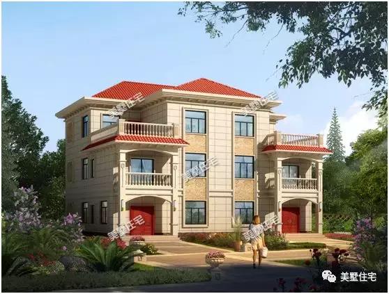 20套雙拼別墅合集，有兄弟的家庭可要多看看。