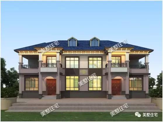 20套雙拼別墅合集，有兄弟的家庭可要多看看。