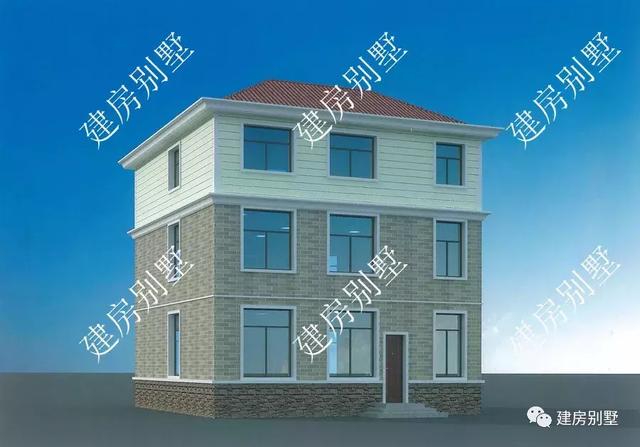 兩棟寬9米多的農村自建房設計圖，第二款戶型簡單，造價只要26萬