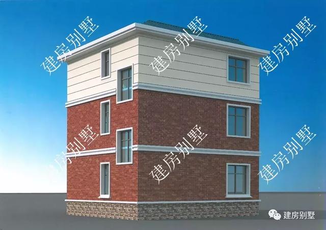 兩棟寬9米多的農村自建房設計圖，第二款戶型簡單，造價只要26萬