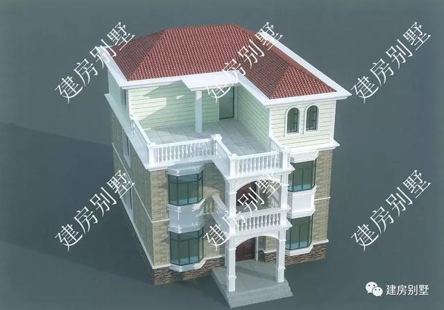 兩棟寬9米多的農村自建房設計圖，第二款戶型簡單，造價只要26萬