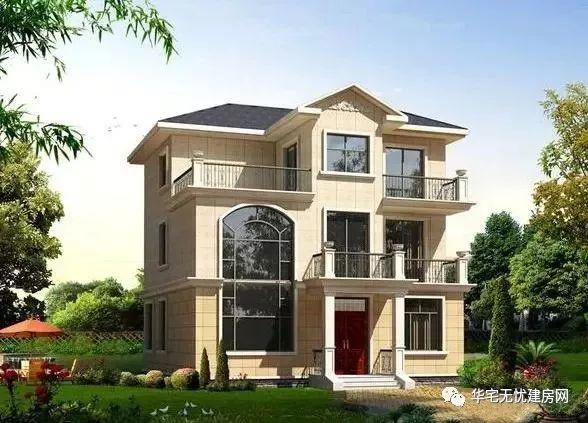 農(nóng)村自建房就是這么氣派，占地120平米建出豪宅別墅的效果