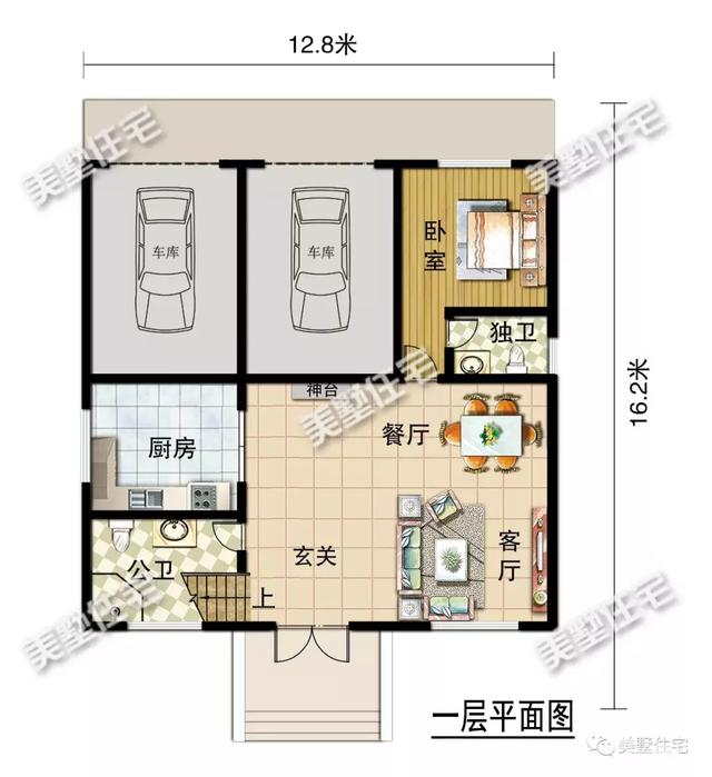 這款四層別墅設(shè)計圖真的是獨一份兒，設(shè)計功能特別齊全