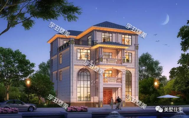 這款四層別墅設(shè)計圖真的是獨一份兒，設(shè)計功能特別齊全