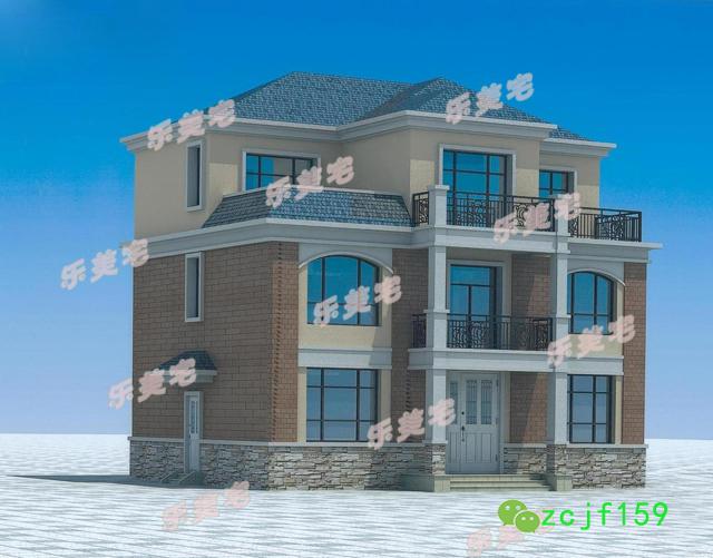 三層別墅圖紙全套設計圖，戶型漂亮，空間布局合理。