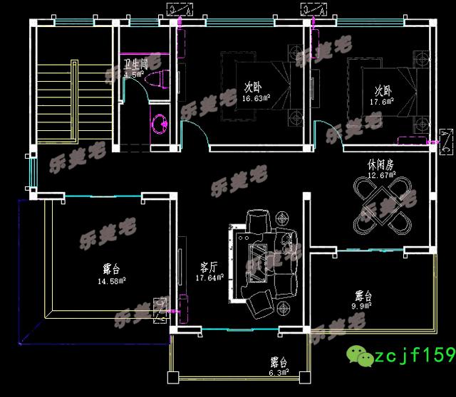 三層別墅圖紙全套設計圖，戶型漂亮，空間布局合理。