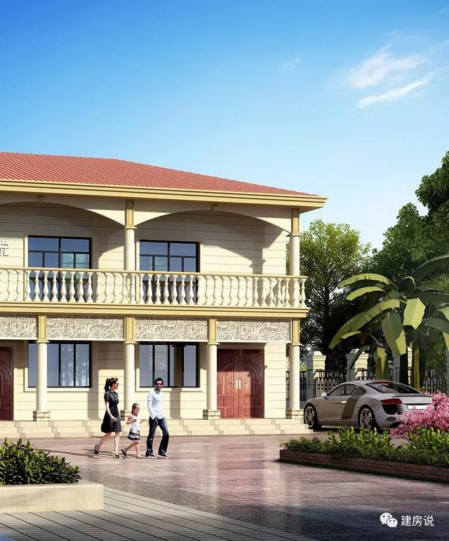 經濟又實用的兄弟雙拼別墅設計圖，家有兩兄弟的這樣建經濟又劃算。