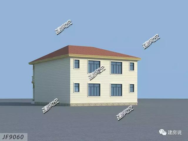 經濟又實用的兄弟雙拼別墅設計圖，家有兩兄弟的這樣建經濟又劃算。