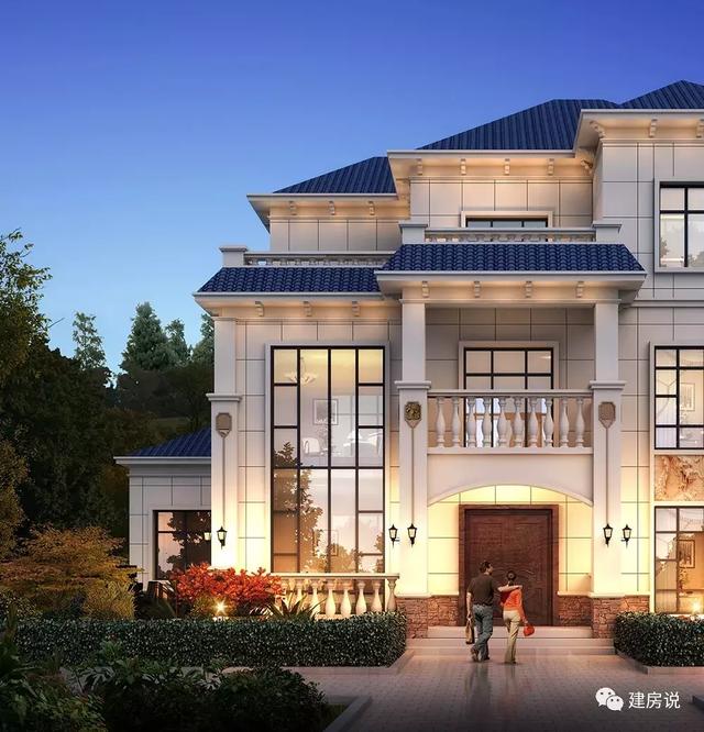 三層歐式別墅設計圖，高貴大氣，讓人心生向往。