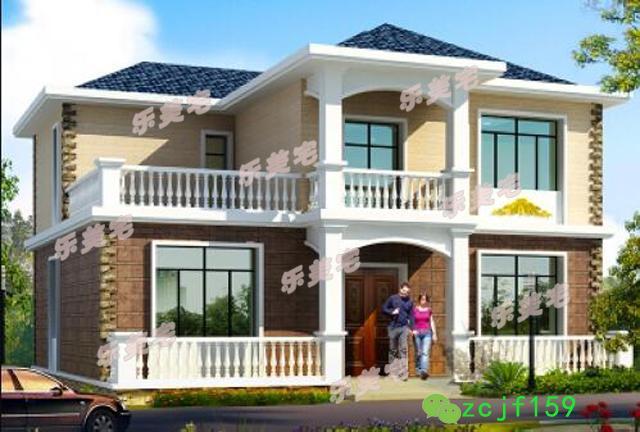 5棟農村簡約二層自建別墅設計圖，各種款式任你挑選