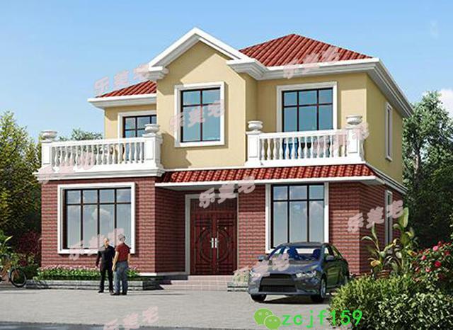 5棟農村簡約二層自建別墅設計圖，各種款式任你挑選