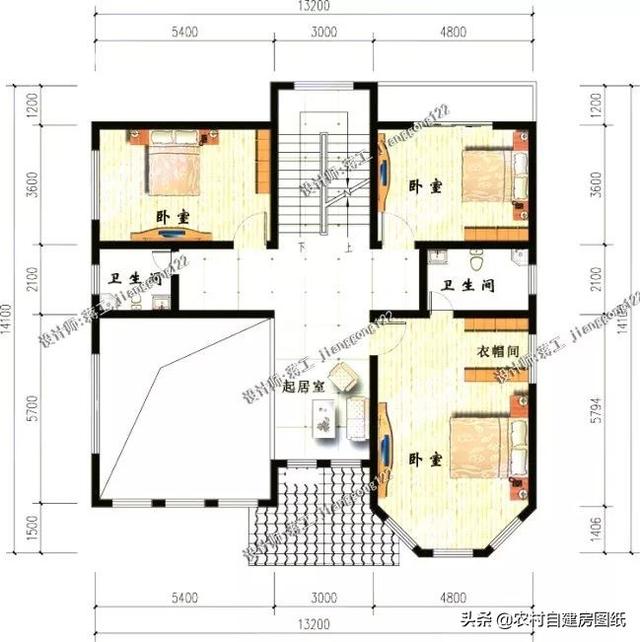 4款豪氣沖天的三層歐式別墅設計圖，非常經濟的歐式小洋樓