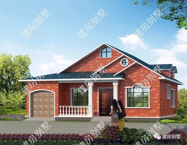 5棟低造價(jià)的一層自建房設(shè)計(jì)圖，一層別墅可以建出多層別墅的氣勢