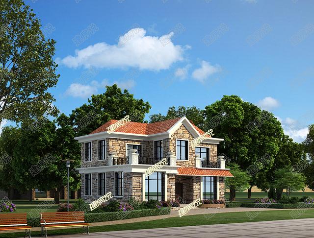 3套二層別墅設計圖，造價20萬左右，這么便宜，喜歡的抓緊了！