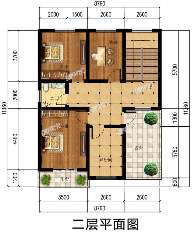 3套二層別墅設計圖，造價20萬左右，這么便宜，喜歡的抓緊了！