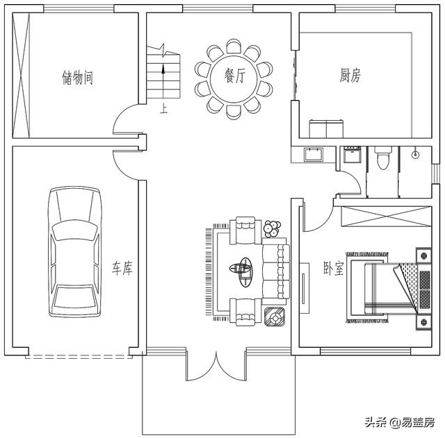 四川遂寧別墅項目概況：二層簡歐風格別墅設計圖，布局明確清晰