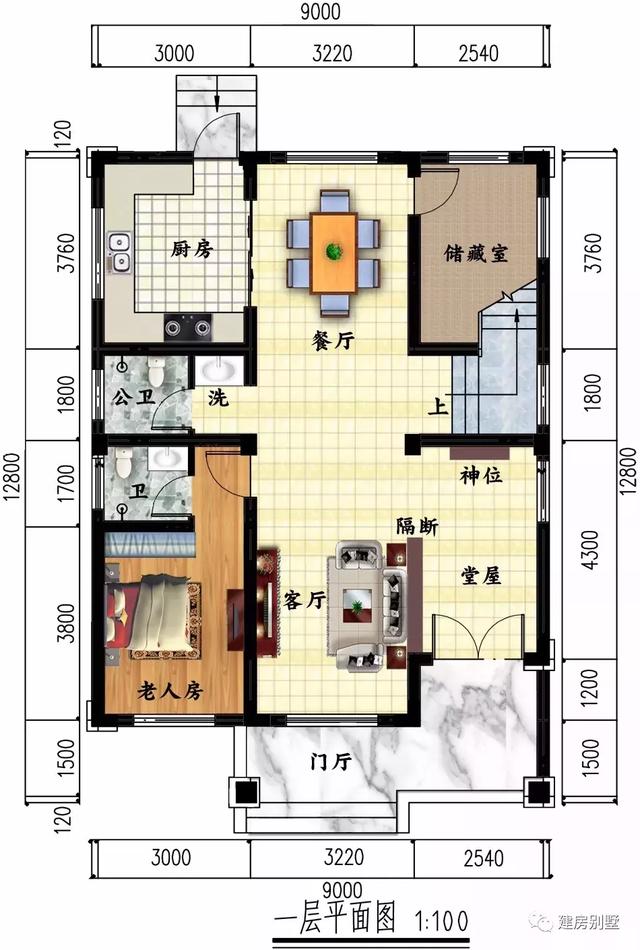 2棟寬9米的農村自建房設計圖，外觀都非常精致