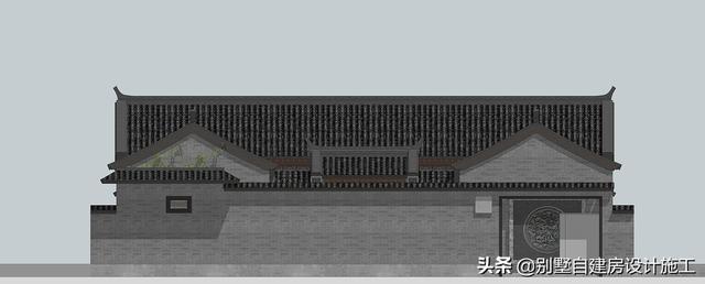 農(nóng)村四合院設(shè)計(jì)圖紙，主院功能十分齊全，可滿足業(yè)主的不同需求