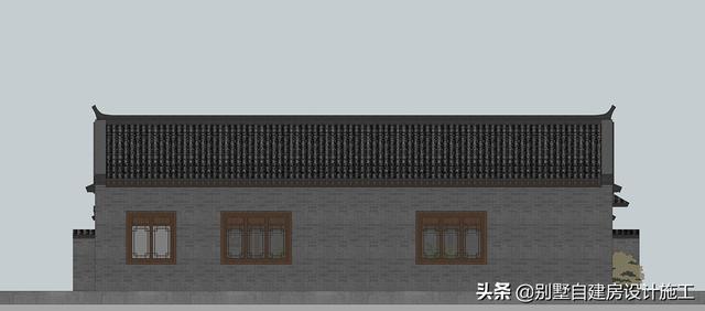 農(nóng)村四合院設(shè)計(jì)圖紙，主院功能十分齊全，可滿足業(yè)主的不同需求