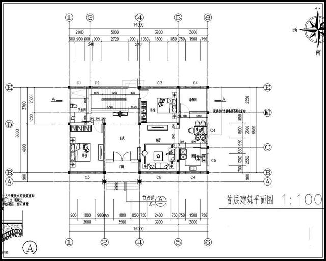 二層農村自建房設計圖，較清新時尚和簡約大氣，兩種外觀配色方案可選