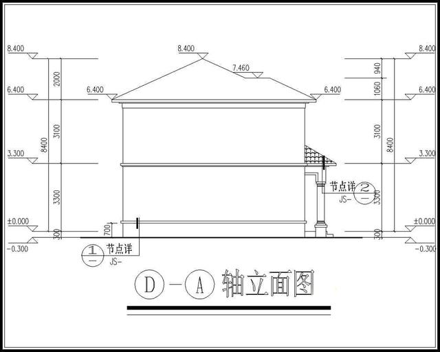 二層農村自建房設計圖，較清新時尚和簡約大氣，兩種外觀配色方案可選
