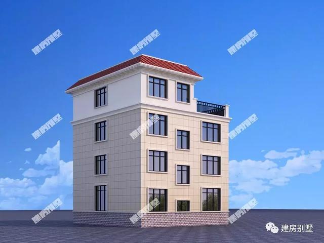 帶飄窗的四層別墅設(shè)計(jì)圖，建了一棟豪宅，肯定是一下子就美名遠(yuǎn)揚(yáng)了
