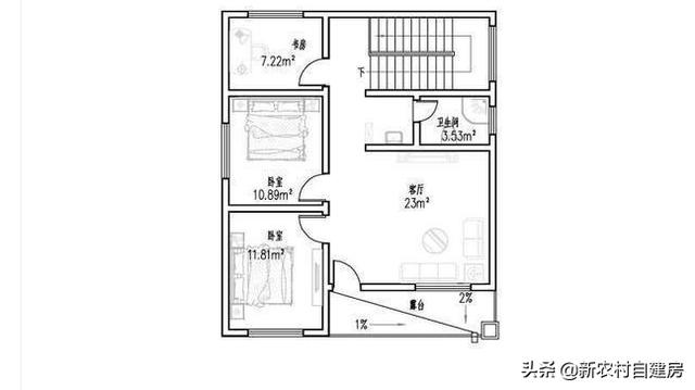 這款小面寬別墅設計圖，層次感十足，外觀精美住的也舒心