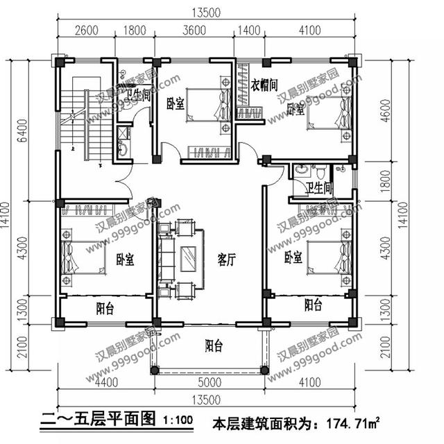 氣派6層漂亮別墅設(shè)計(jì)圖，通體的落地窗設(shè)計(jì)，更顯得時(shí)尚潮流