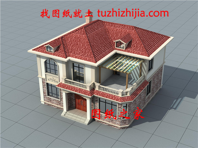 私人二層歐式別墅建筑設(shè)計圖