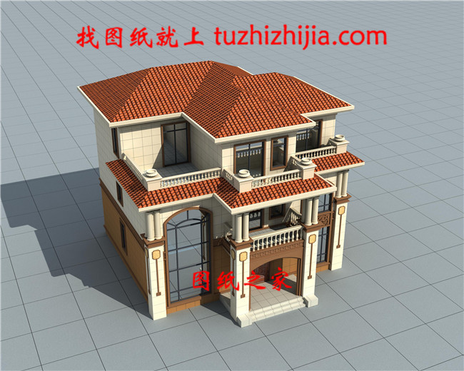 新農村私人別墅建筑設計施工圖，全套別墅設計圖紙