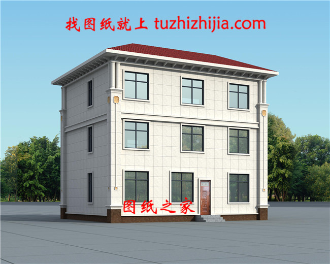 豪華別墅設計圖紙（含效果圖），三層歐式別墅方案精選