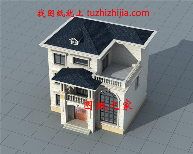 三層新農村自建小型別墅設計圖及效果圖