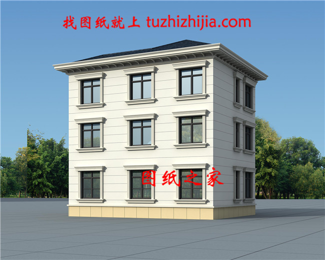 三層新農村自建小型別墅設計圖及效果圖