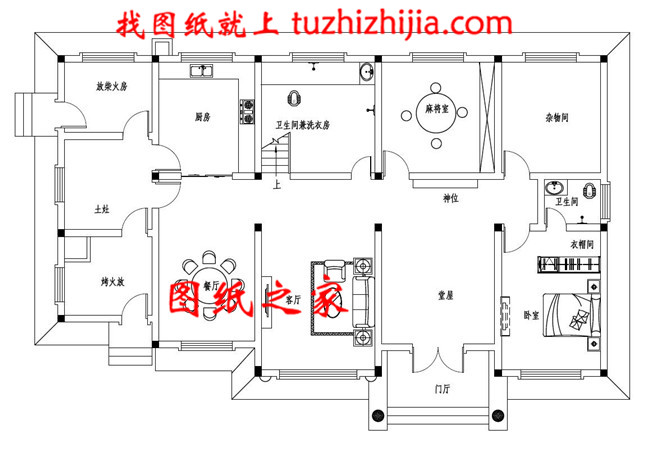 歐式二層別墅平面圖，全套cad設計圖紙和外觀效果圖