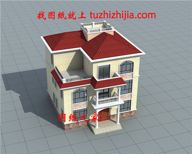 30萬造價三層別墅建筑設計圖紙,戶型利用率高