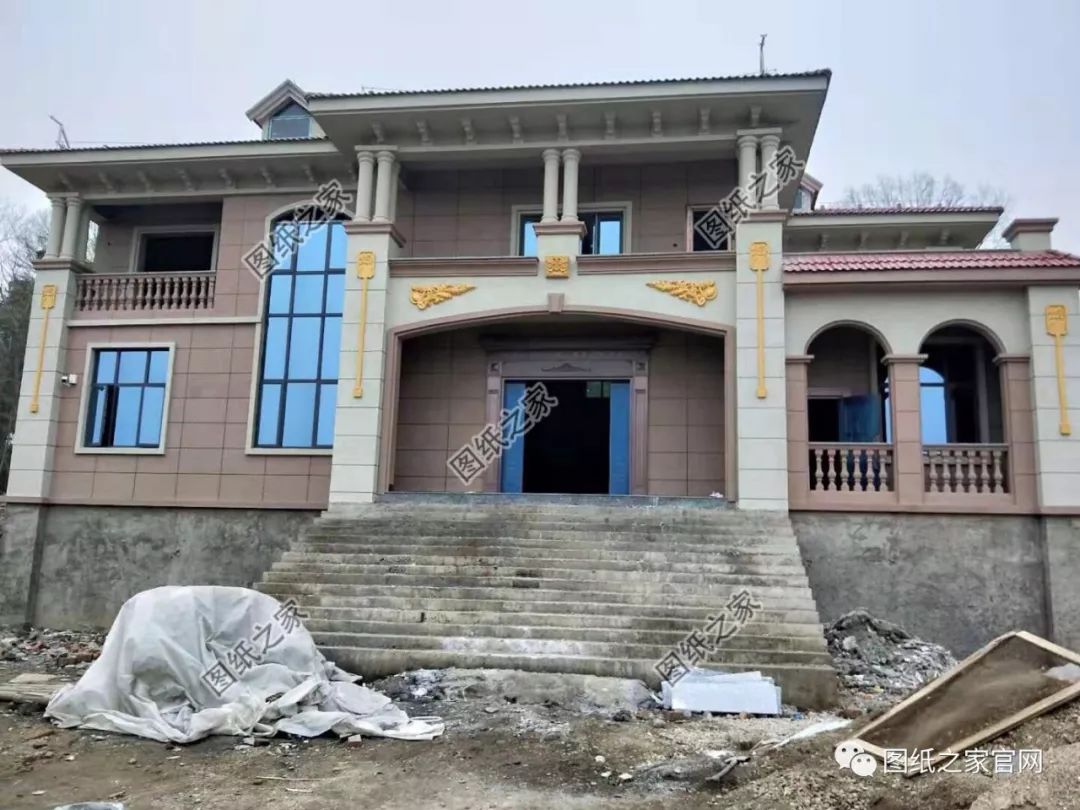 35萬農(nóng)村蓋二層小洋樓，實用舒適又省錢，美到鄰居羨慕！【建房實拍】