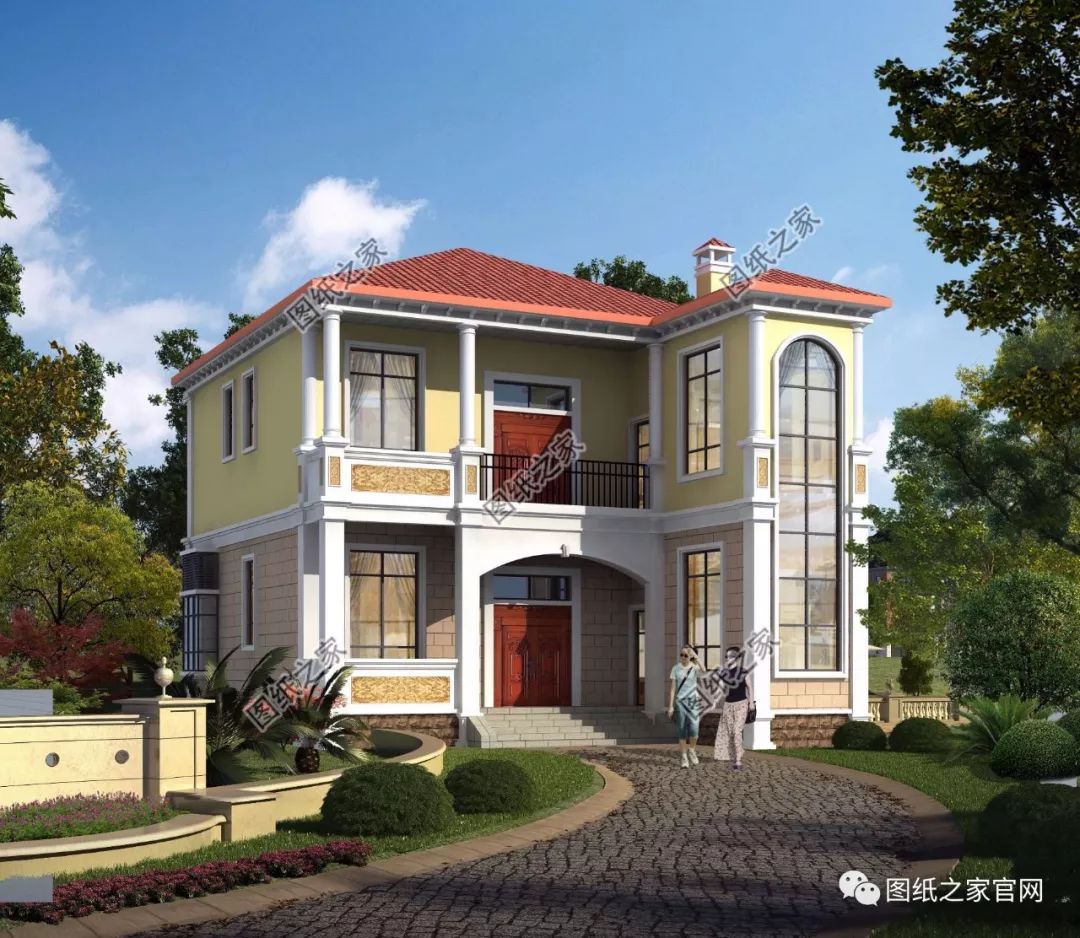 40款全新設(shè)計二層別墅外觀圖片大全，最漂亮的農(nóng)村二層小樓