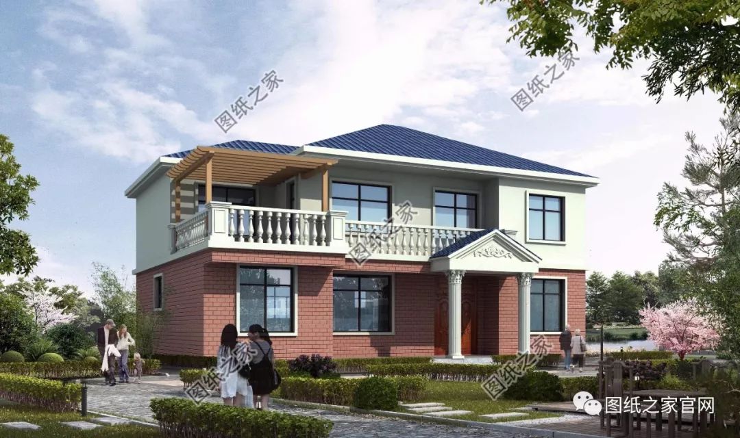 40款全新設(shè)計二層別墅外觀圖片大全，最漂亮的農(nóng)村二層小樓