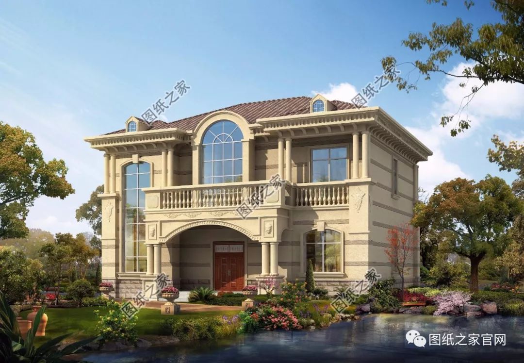 40款全新設(shè)計二層別墅外觀圖片大全，最漂亮的農(nóng)村二層小樓