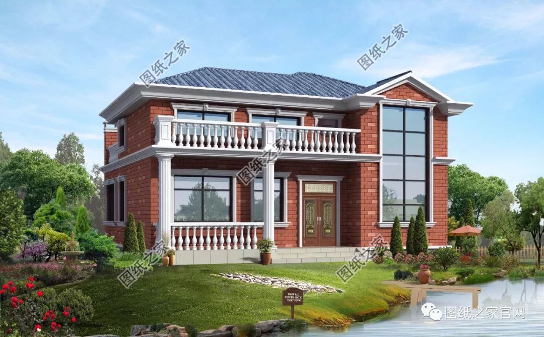 40款全新設(shè)計二層別墅外觀圖片大全，最漂亮的農(nóng)村二層小樓