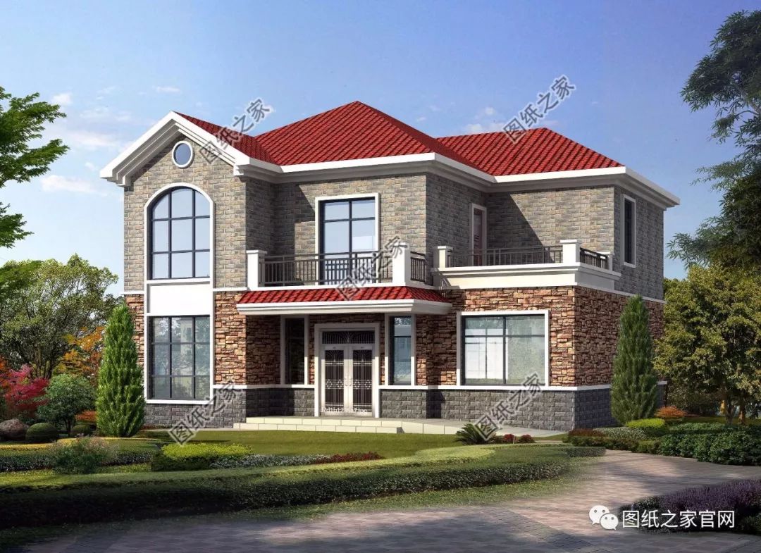 40款全新設(shè)計二層別墅外觀圖片大全，最漂亮的農(nóng)村二層小樓